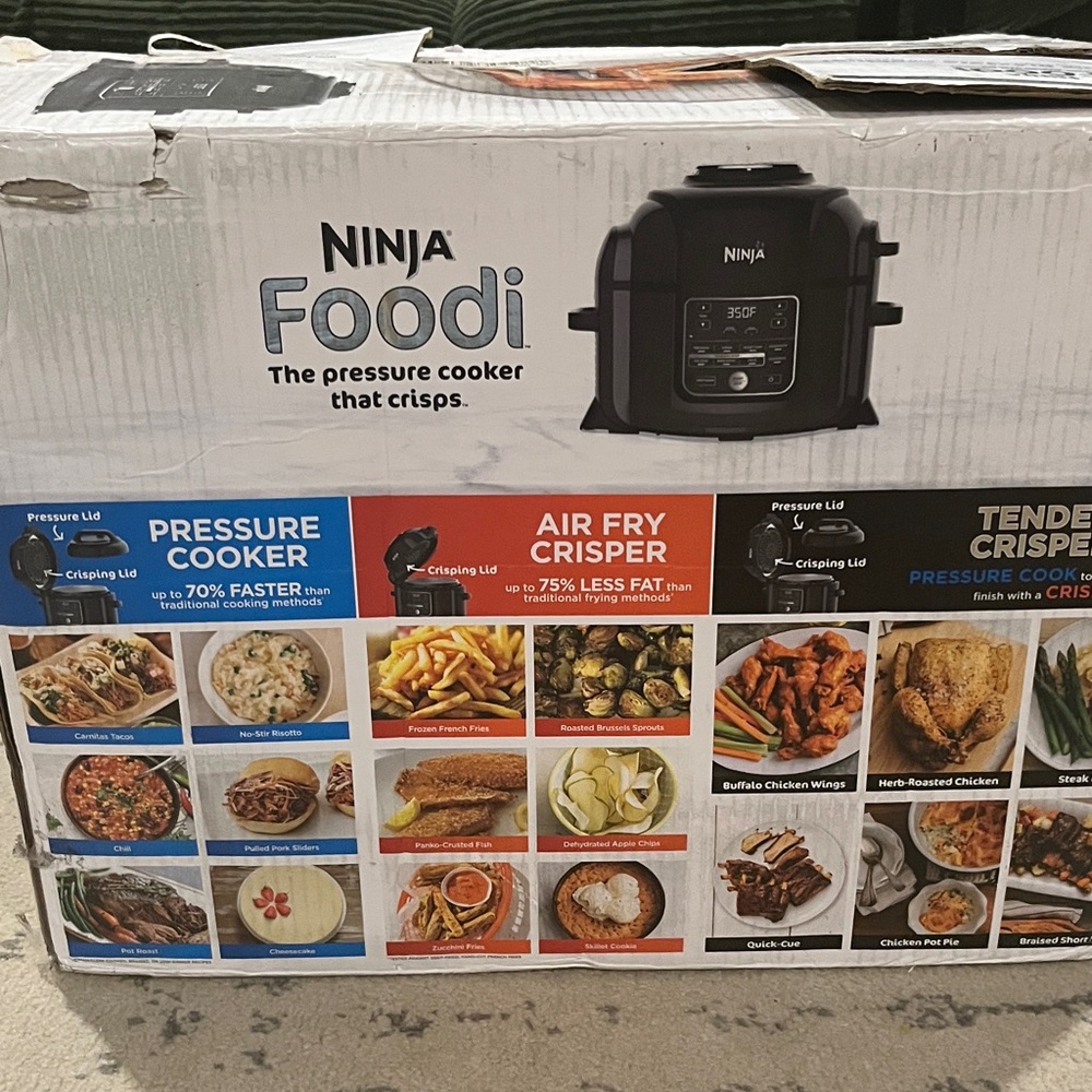 Ninja Foodi Multi-Cooker & Air Fryer - Black